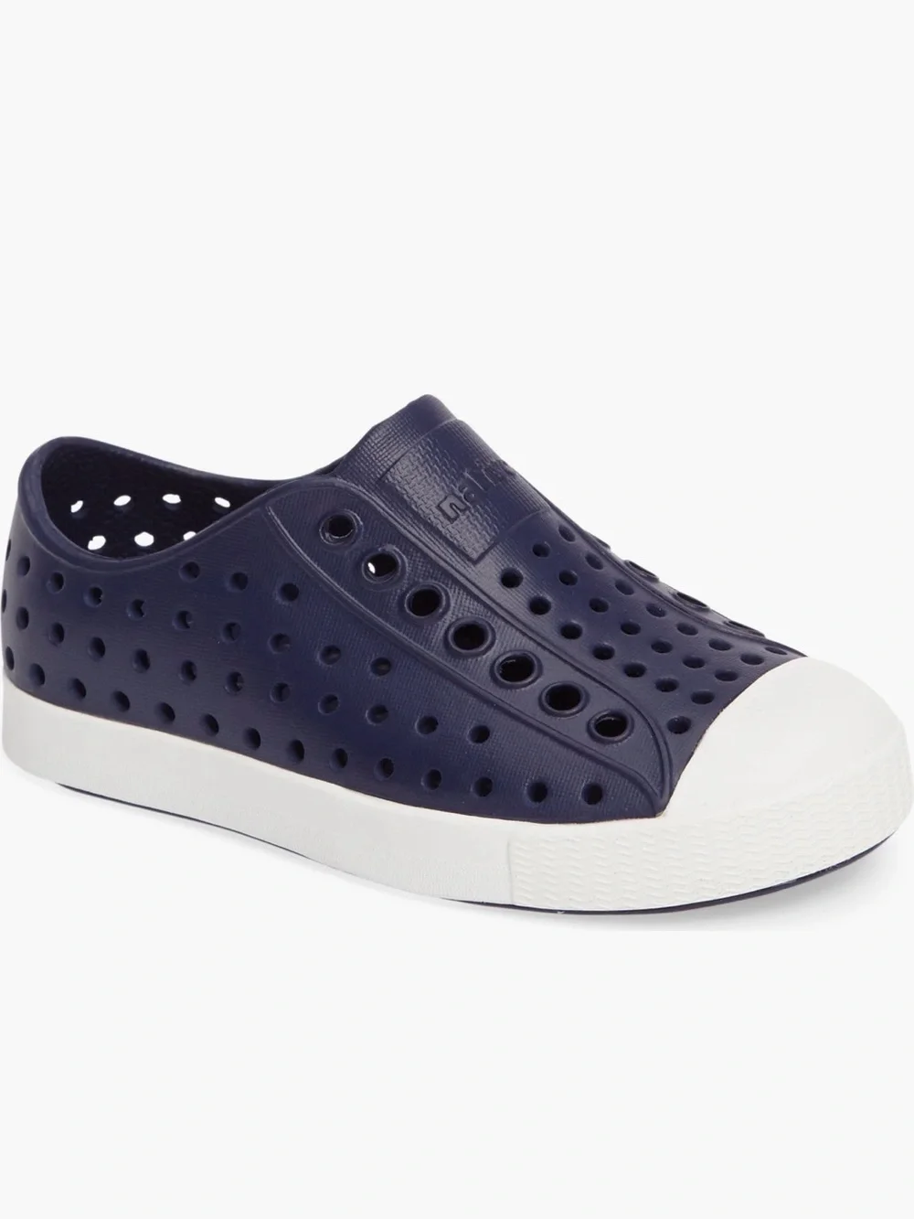 Native Kids Jefferson Water Friendly Slip-On in Regatta Blue/Shell White, size 5